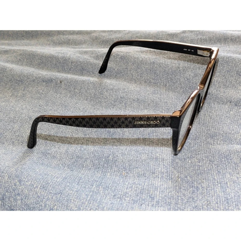 Jimmy Choo Eyeglasses, Frames Only, JC201 807, 53-15-145, Plastic, Italy